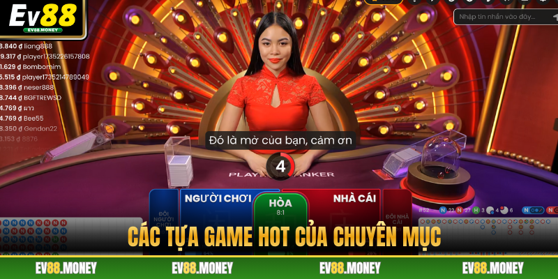 Các tựa game hot của chuyên mục